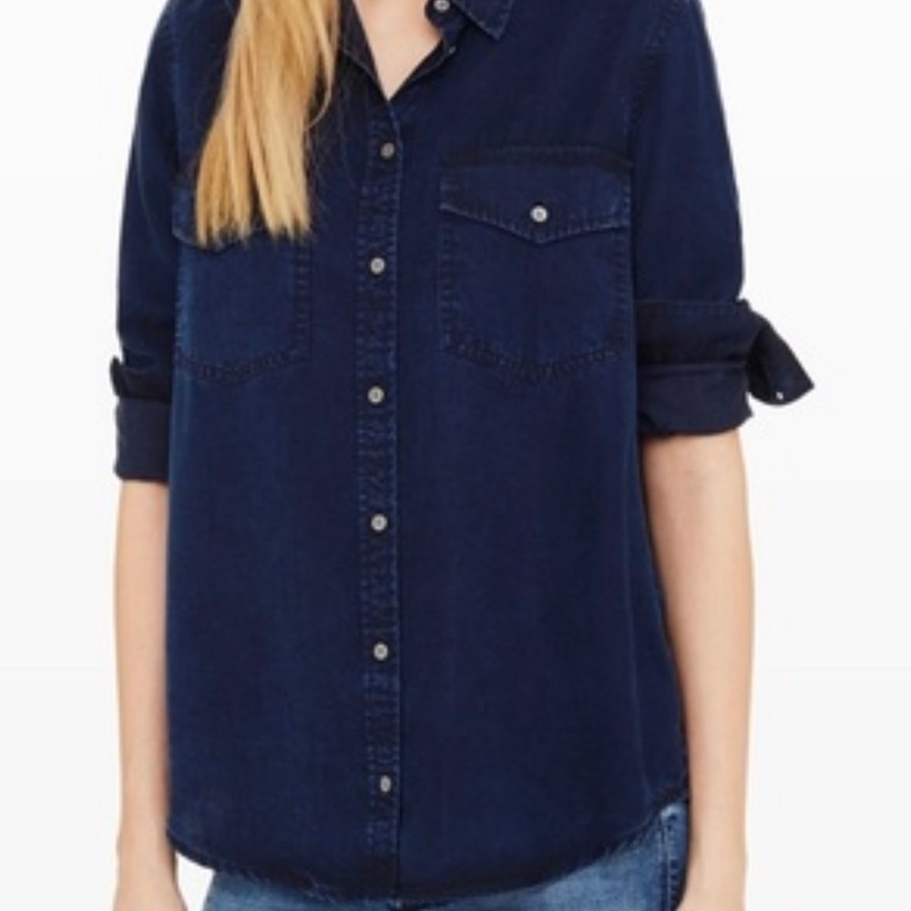club Monaco denim shirt